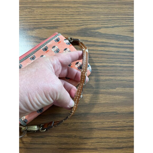 Fossil owl mini credit card holder change purse small bag - Picture 11 of 12